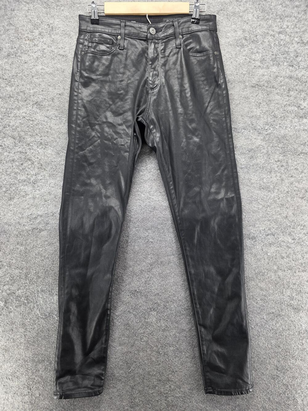Adriano Goldschmied Pants Womens 26R Black Farrah Ankle High-Rise Skinny 28 In